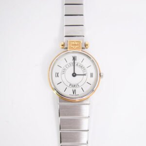 Van Cleef & Arpels Vintage La Collection Round White Face Two Tone Watch