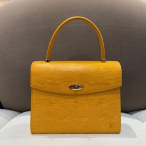 Louis Vuitton Vintage Epi Malesherbes Tassili Yellow Handbag