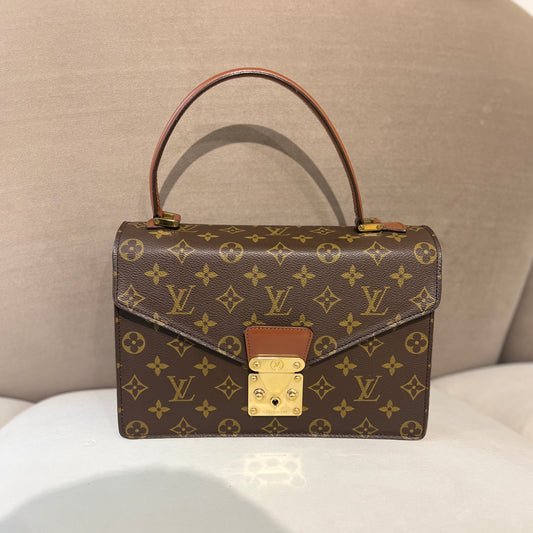 Louis Vuitton Vintage Classic Monogram Concorde Top Handle Handbag