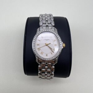 Chaumet Vintage Diamond Oval Face Stainless Steel Ladies Watch