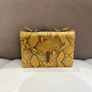 Fendi Vintage Snake Skin Leather With Top Handle