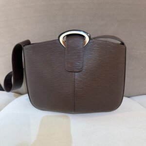 Louis Vuitton Vintage Revi Mocha Epi Leather Shoulder Bag