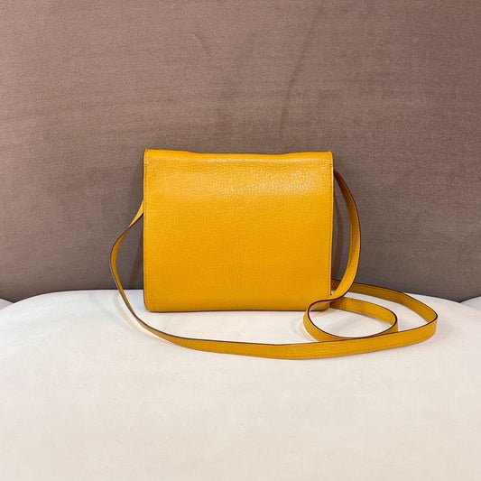 Hermès Click 16 Sun Yellow Leather Shoulder Bag - Image 2