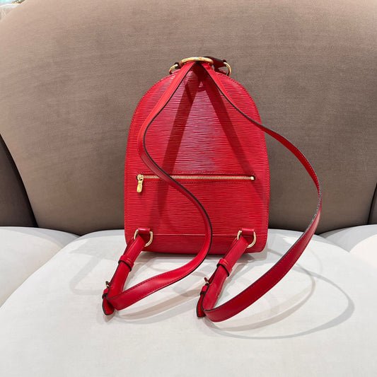 Louis Vuitton Vintage Epi Mabillon Castilian Red Backpack - Image 2